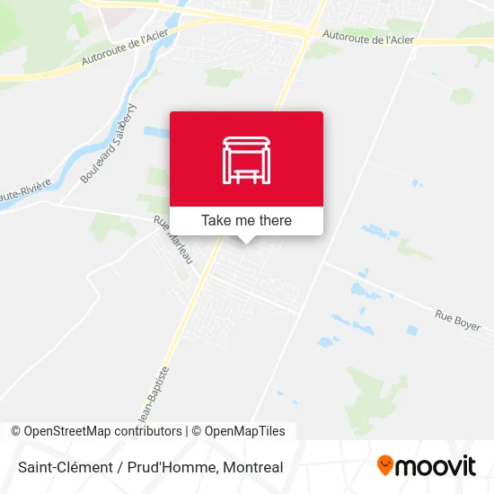 Saint-Clément / Prud'Homme map