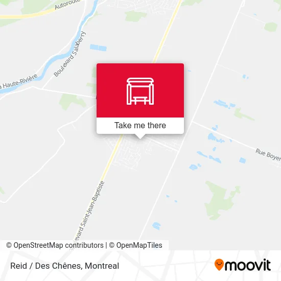 Reid / Des Chênes map