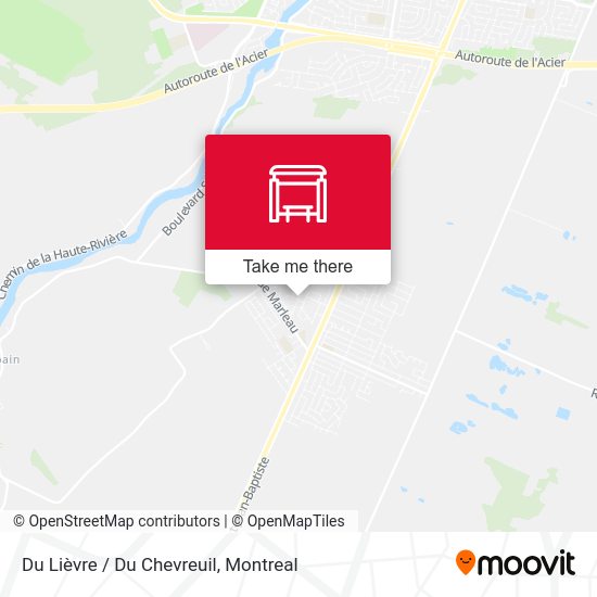 Du Lièvre / Du Chevreuil map