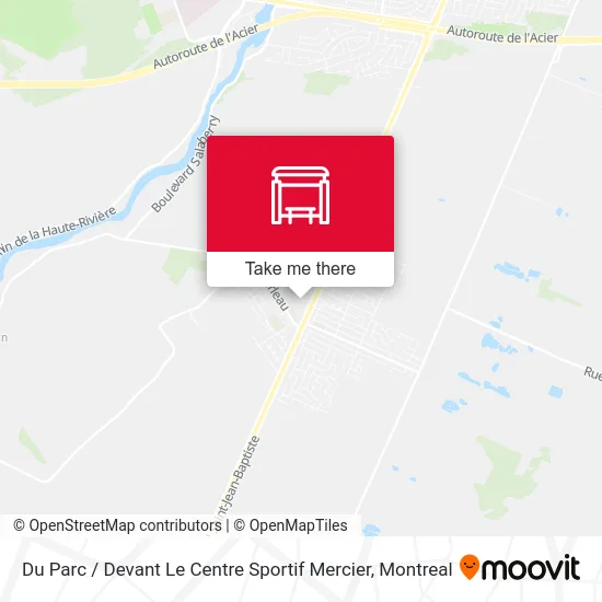 Du Parc / Devant Le Centre Sportif Mercier map