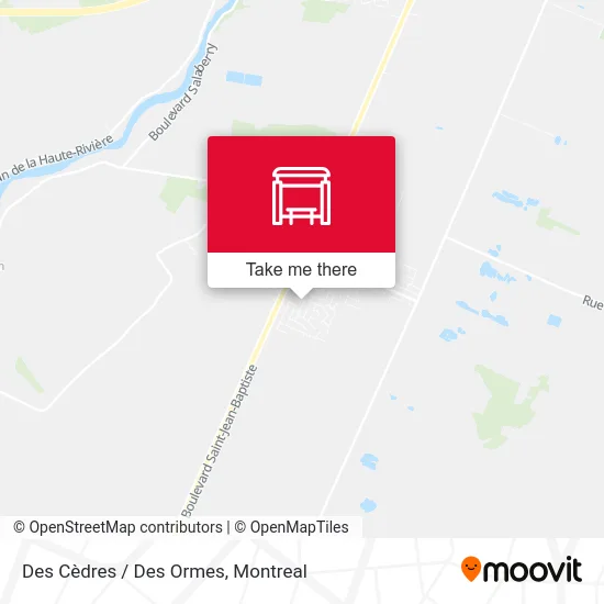 Des Cèdres / Des Ormes map