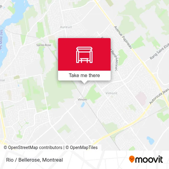 Rio / Bellerose map