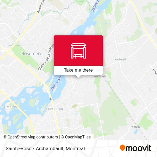 Sainte-Rose / Archambault map