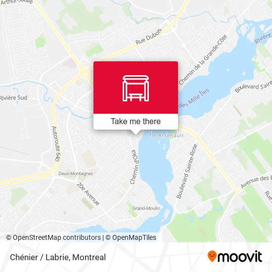 Chénier / Labrie map