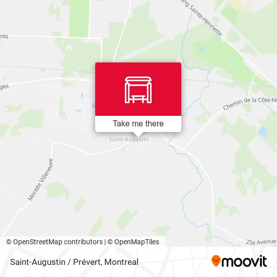 Saint-Augustin / Prévert map