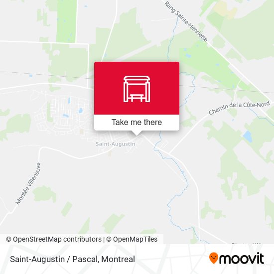 Saint-Augustin / Pascal map