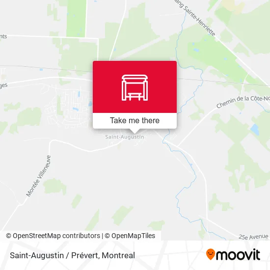 Saint-Augustin / Prévert map