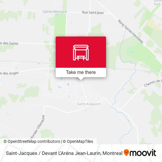 Saint-Jacques / Devant L'Aréna Jean-Laurin map