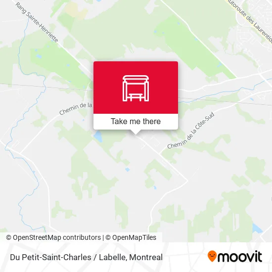 Du Petit-Saint-Charles / Labelle map