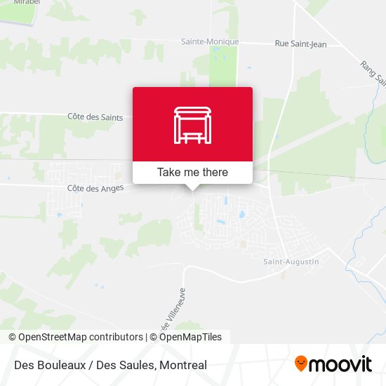 Des Bouleaux / Des Saules map
