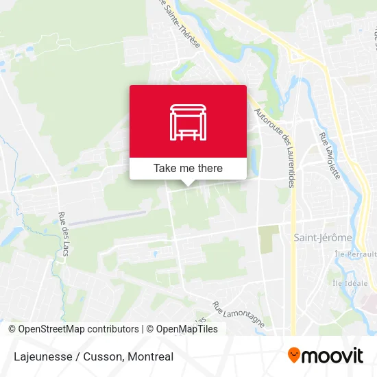 Lajeunesse / Cusson map