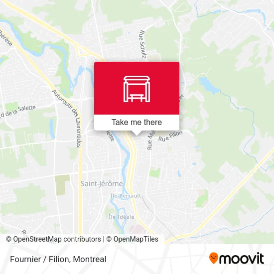 Fournier / Filion map