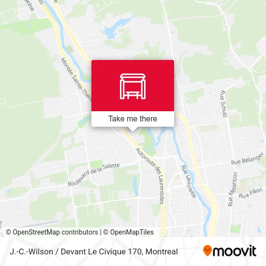 J.-C.-Wilson / Devant Le Civique 170 map