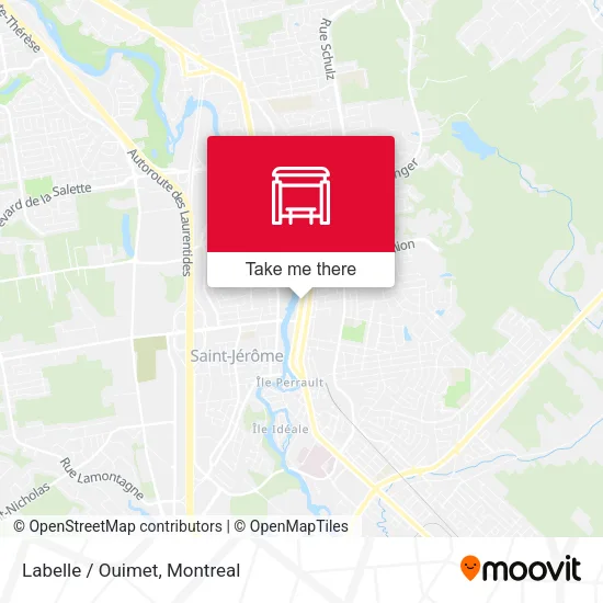 Labelle / Ouimet map