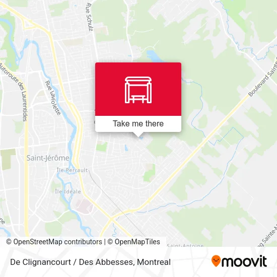 De Clignancourt / Des Abbesses map