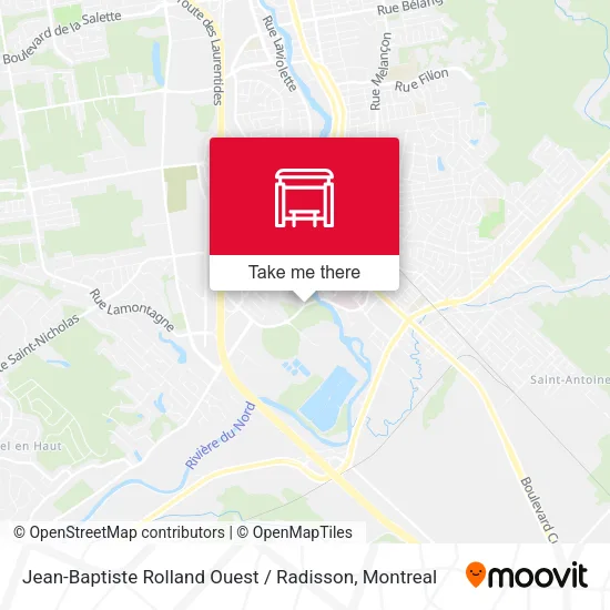 Jean-Baptiste Rolland Ouest / Radisson map