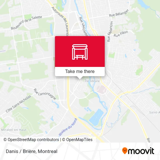 Danis / Brière map