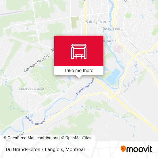 Du Grand-Héron / Langlois map