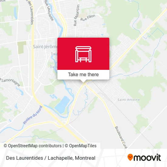 Des Laurentides / Lachapelle map