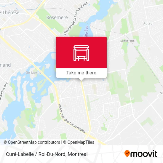 Curé-Labelle / Roi-Du-Nord map