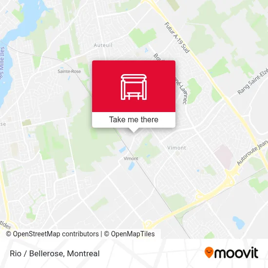 Rio / Bellerose map