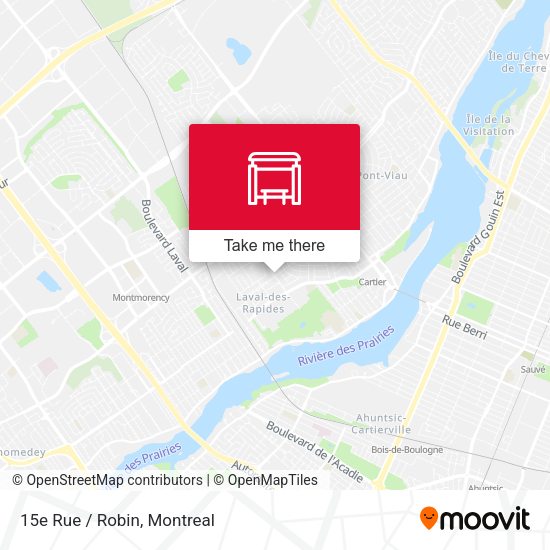 15e Rue / Robin map