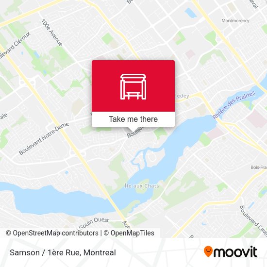Samson / 1ère Rue map