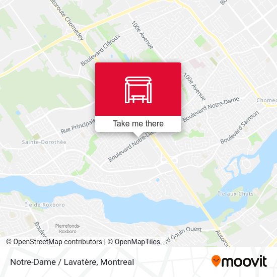 Notre-Dame / Lavatère map