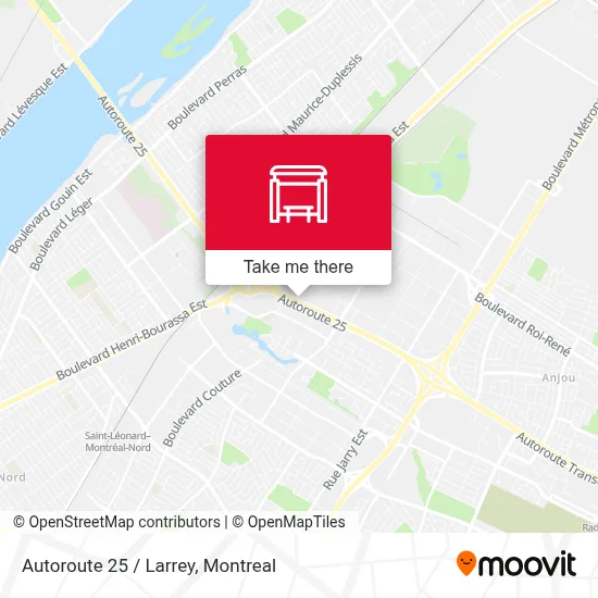 Autoroute 25 / Larrey map