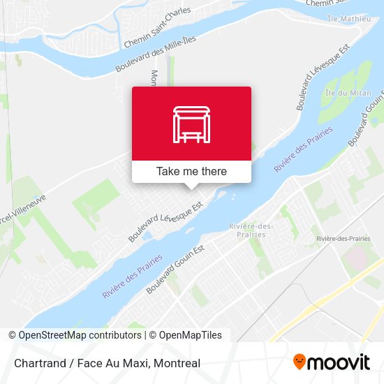 Chartrand / Face Au Maxi map