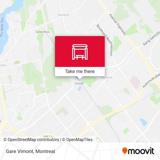 Gare Vimont map