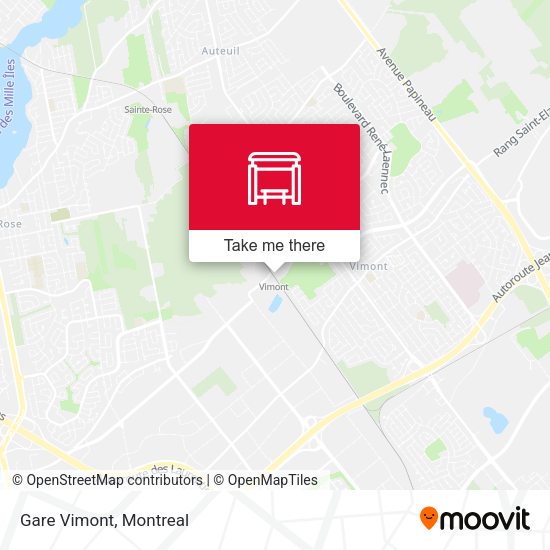 Gare Vimont map