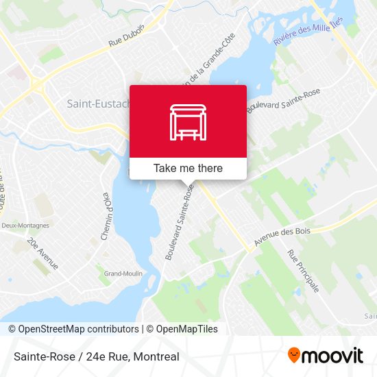 Sainte-Rose / 24e Rue map