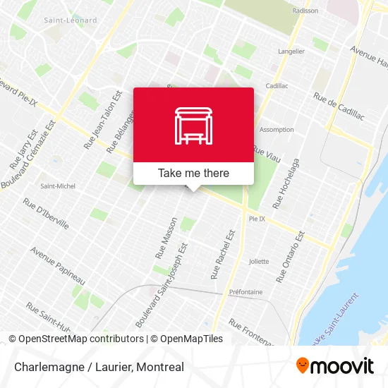 Charlemagne / Laurier map