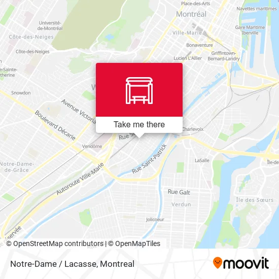 Notre-Dame / Lacasse map