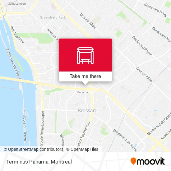 Terminus Panama map