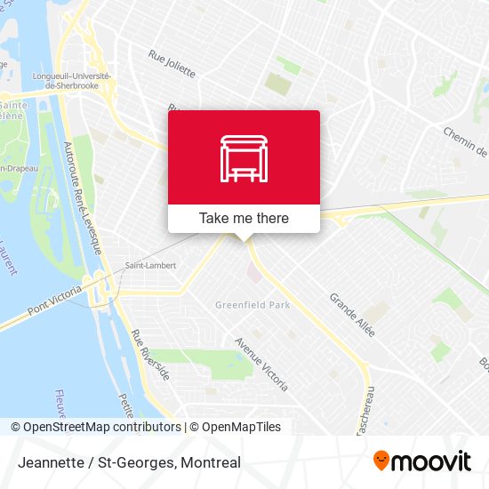 Jeannette / St-Georges map