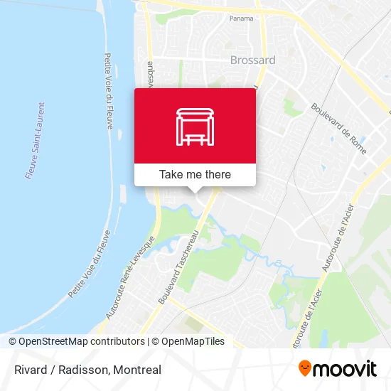 Rivard / Radisson map