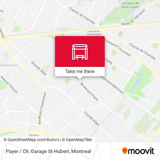 Payer / Ch. Garage St-Hubert map