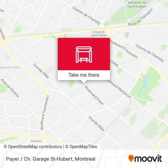 Payer / Ch. Garage St-Hubert map