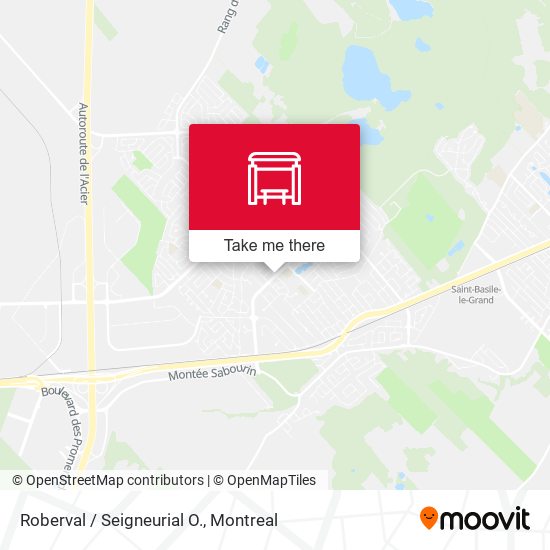 Roberval / Seigneurial O. map