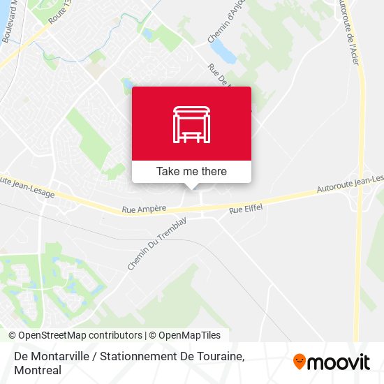 De Montarville / Stationnement De Touraine map