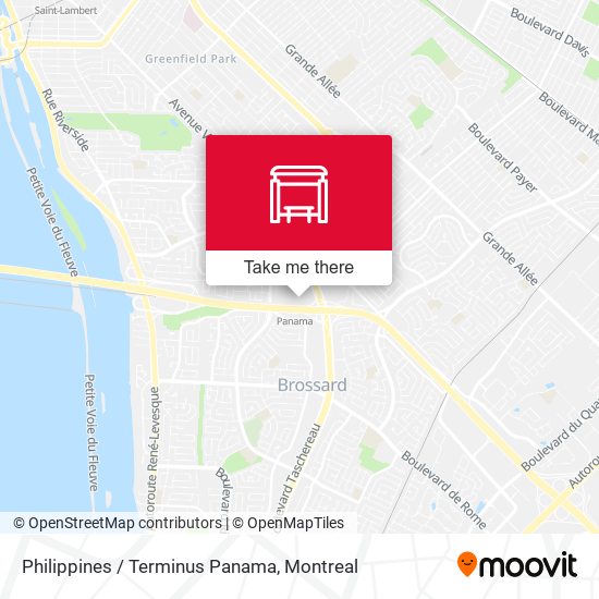 Philippines / Terminus Panama map