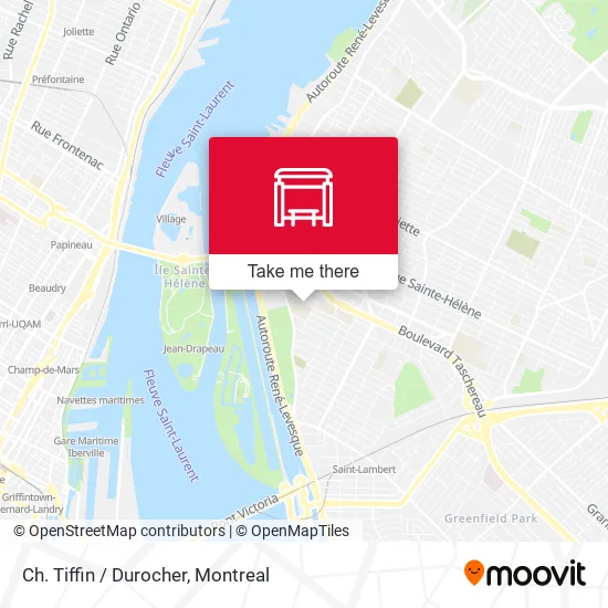 Ch. Tiffin / Durocher map