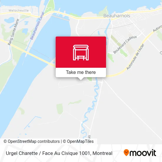 Urgel Charette / Face Au Civique 1001 map