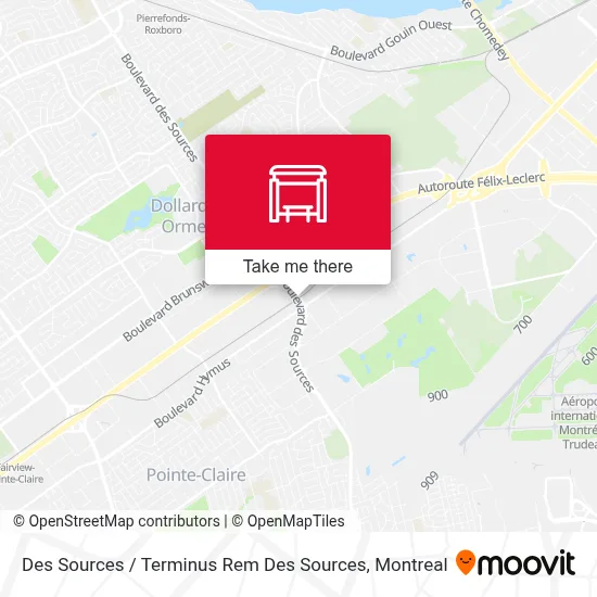 Des Sources / Terminus Rem Des Sources map