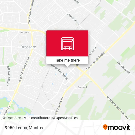 9050 Leduc map