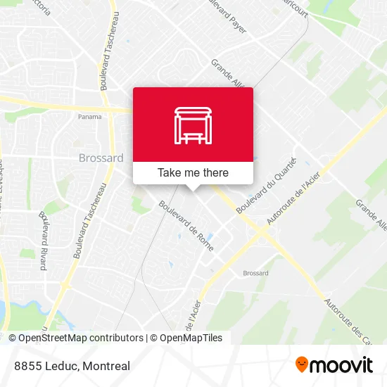 8855 Leduc map