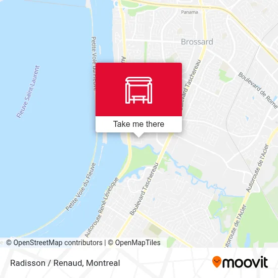 Radisson / Renaud map