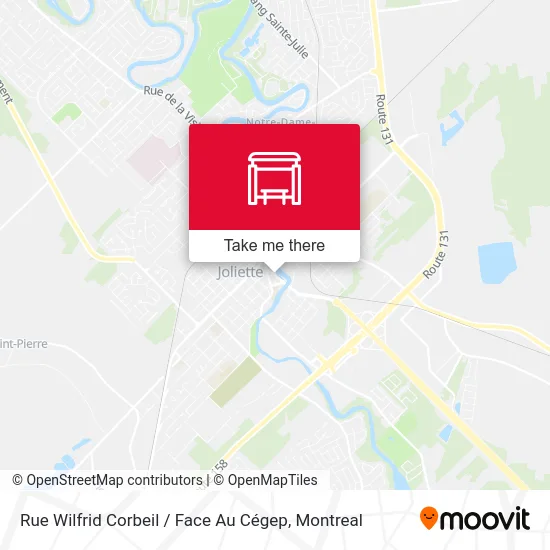 Rue Wilfrid Corbeil / Face Au Cégep map